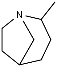 1-Azabicyclo[3.2.1]octane,2-methyl-(6CI) Struktur