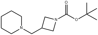 tert-butyl 3-(piperidin-1-ylMethyl)azetidine-1-carboxylate,1012784-23-4,结构式