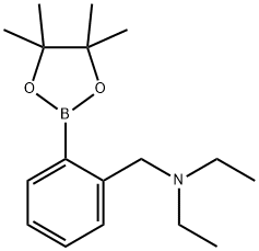 Diethyl({[2-(tetramethyl-1,3,2-dioxaborolan-2-yl)phenyl]methyl})amine Struktur