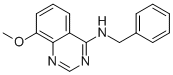 4-BENZYLAMINO-8-METHOXY-QUINAZOLINE Struktur