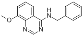 4-BENZYLAMINO-8-METHOXY-QUINAZOLINE Structure