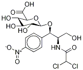 Chloramphenicol 1-O-β-D-Glucuronide Struktur