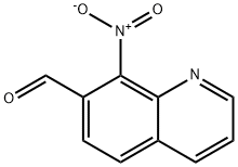 8-硝基-7-喹啉甲醛,101327-87-1,结构式