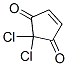 4-Cyclopentene-1,3-dione,  2,2-dichloro-|