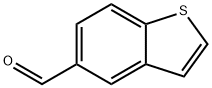 1-苯并噻吩-5-甲醛 结构式