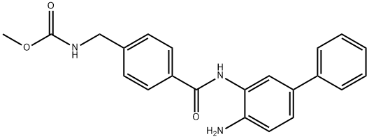 CarbaMic acid, N-[[4-[[(4-aMino[1,1'-biphenyl]-3-yl)aMino]carbonyl]phenyl]Methyl]-, Methyl ester|N-[[4-[[(4-氨基[1,1'-联苯]-3-基)氨基]羰基]苯基]甲基]氨基甲酸甲酯