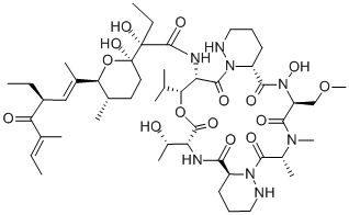 阿齐链丝菌素, 101342-90-9, 结构式