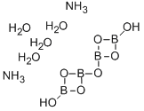 硼酸氢铵四水合物,10135-84-9,结构式