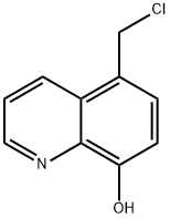 5-(氯甲基)喹啉-8-醇, 10136-57-9, 结构式