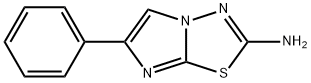 6-PHENYL-IMIDAZO[2,1-B][1,3,4]THIADIAZOL-2-YLAMINE 结构式