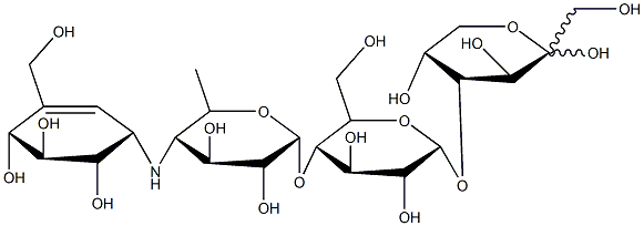 阿卡波糖 D-果糖杂质,1013621-79-8,结构式