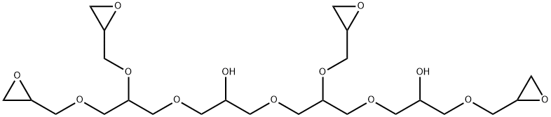 1,19-bis(oxiranyl)-8,16-bis(oxiranylmethoxy)-2,6,10,14,18-pentaoxanonadecane-4,12-diol 结构式