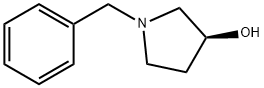 (S)-1-ベンジル-3-ピロリジノール 化学構造式