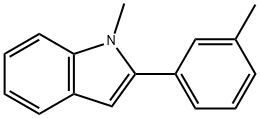 1-甲基-2-(间甲苯基)吲哚, 1013932-65-4, 结构式