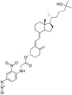 25-hydroxyvitamin D3 3-(N-(4-azido-2-nitrophenyl)glycinate)|