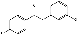 N-(3-Chlorophenyl)-4-fluorobenzaMide, 97% Structure
