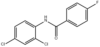 N-(2,4-二氯苯)-4-氟苯甲酰胺 结构式