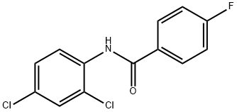 N-(2,4-二氯苯)-4-氟苯甲酰胺, 101398-11-2, 结构式