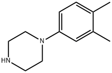 1-(3,4-Dimethylphenyl)piperazine Struktur