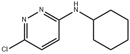 3-CHLORO-6-CYCLOHEXYLAMINOPYRIDAZINE 结构式