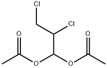 2,3-ジクロロ-1,1-プロパンジオールジアセタート 化学構造式