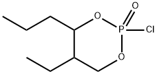 2-Chloro-5-ethyl-4-propyl-1,3,2-dioxaphosphorinane 2-oxide 结构式