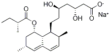 Epi Lovastatin Hydroxy Acid SodiuM Salt 化学構造式