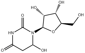 6-hydroxy-5,6-dihydrouridine 结构式