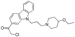 1-[9-[3-(4-ethoxy-3,4,5,6-tetrahydro-2H-pyridin-1-yl)propyl]carbazol-2 -yl]ethanone chloride|