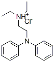 2-(diphenylamino)ethyl-diethyl-azanium chloride 结构式