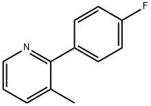 2-(4-氟苯基)-3-甲基吡啶, 101419-76-5, 结构式