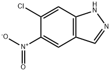 6-氯-5-硝基-1氢-吲唑 结构式