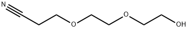 3-[2-(2-Hydroxyethoxy)ethoxy]propanenitrile Struktur