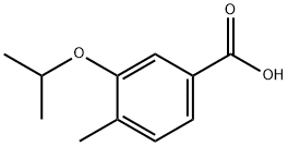 4-Methyl-3-(1-methylethoxy)benzoic acid Struktur
