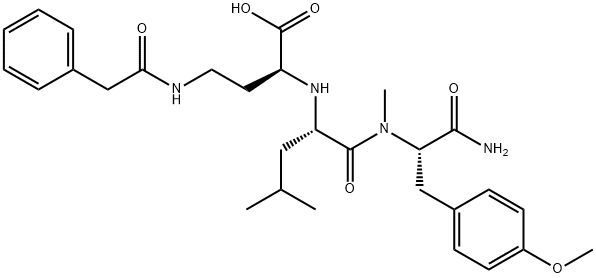 N-(3-N-(benzyloxycarbonyl)amino-1-carboxypropyl)leucyl-O-methyltyrosine N-methylamide Structure