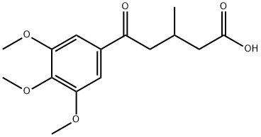 3-メチル-5-オキソ-5-(3,4,5-トリメトキシフェニル)吉草酸 price.