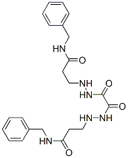 N-benzyl-3-[2-[[2-(benzylcarbamoyl)ethylamino]carbamoylformyl]hydrazin yl]propanamide Structure