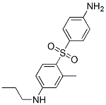 4-(4-aminophenyl)sulfonyl-3-methyl-N-propyl-aniline Struktur