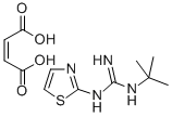 GUANIDINE, 1-tert-BUTYL-3-(2-THIAZOLYL)-, MALEATE Struktur