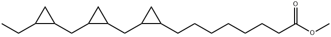 2-[[2-[(2-Ethylcyclopropyl)methyl]cyclopropyl]methyl]cyclopropaneoctanoic acid methyl ester 结构式