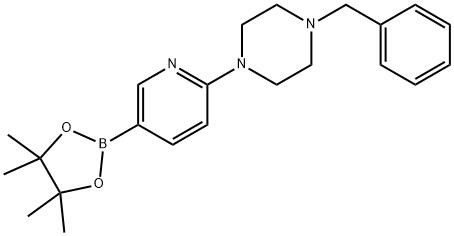 6-(4-Benzylpiperazin-1-yl)pyridine-3-boronic acid pinacol ester|6-(4-BENZYLPIPERAZIN-1-YL)PYRIDINE-3-BORONIC ACID PINACOL ESTER