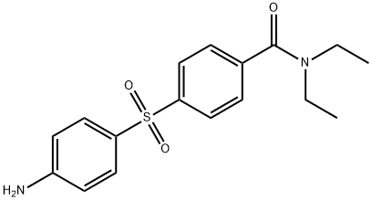 4-[(4-Aminophenyl)sulfonyl]-N,N-diethylbenzamide Struktur