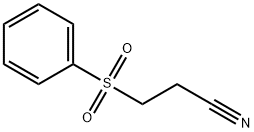 3-(苯磺酰)丙腈, 10154-75-3, 结构式