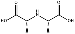 Alanine, N-(1-carboxyethyl)-, (R*,R*)- (9CI) Struktur