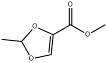 1,3-Dioxole-4-carboxylicacid,2-methyl-,methylester(9CI) Structure