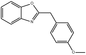 2-(4-甲氧基苄基)苯并[D]恶唑 结构式