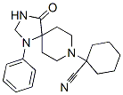 1-(4-Oxo-1-phenyl-1,3,8-triazaspiro[4.5]dec-8-yl)cyclohexanecarbonitrile Structure