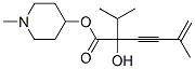 (1-methyl-4-piperidyl) 2-hydroxy-5-methyl-2-propan-2-yl-hex-5-en-3-yno ate|