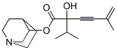 1-azabicyclo[2.2.2]oct-8-yl 2-hydroxy-5-methyl-2-propan-2-yl-hex-5-en- 3-ynoate Structure