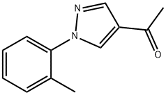 1-[1-(2-METHYLPHENYL)-1H-PYRAZOL-4-YL]ETHANONE Structure